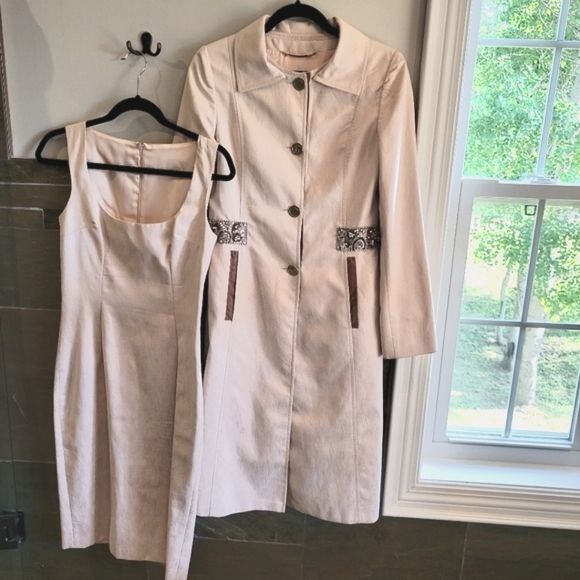 DOLCE & GABBANA matching set in baby pink with EXQUISITE handmade beadwork - Picture 1 of 14